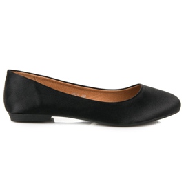 Ch. Creation Satin black ballerinas