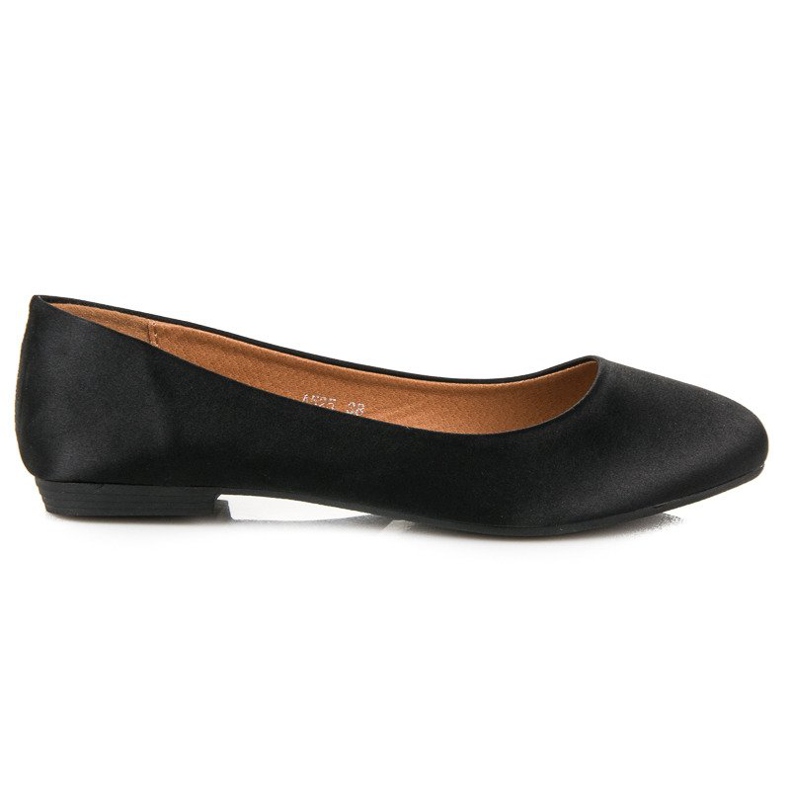 Ch. Creation Satin black ballerinas