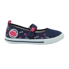 American Club Sneakers in the mouth with an American leather insole navy blue pink