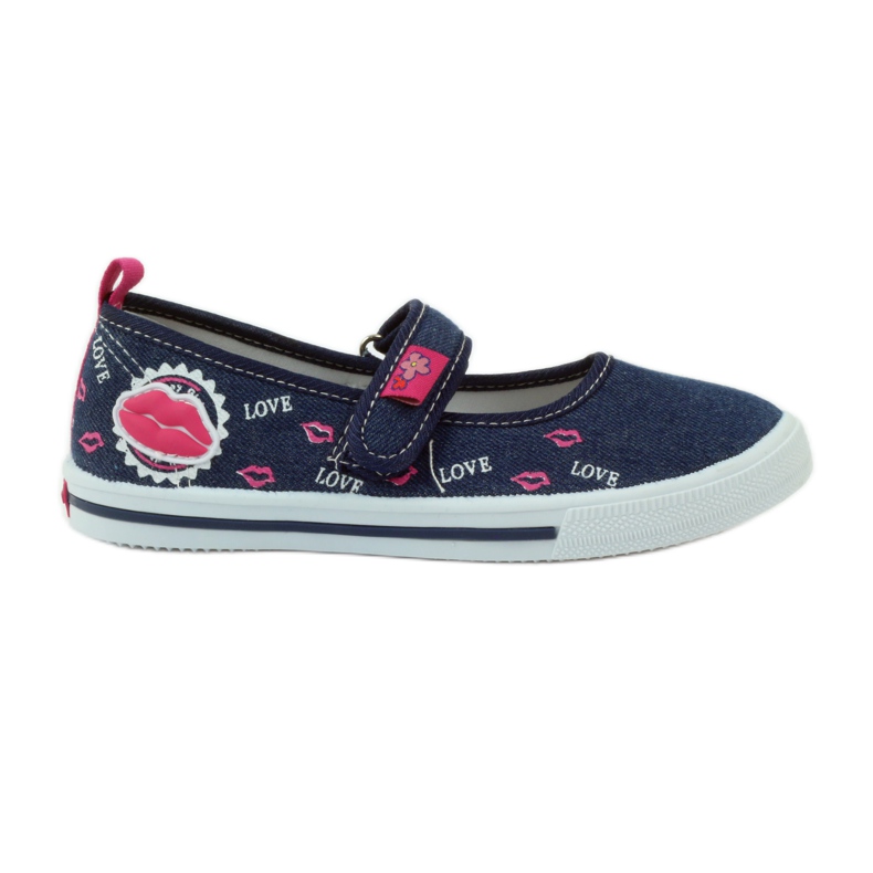 American Club Sneakers in the mouth with an American leather insole navy blue pink