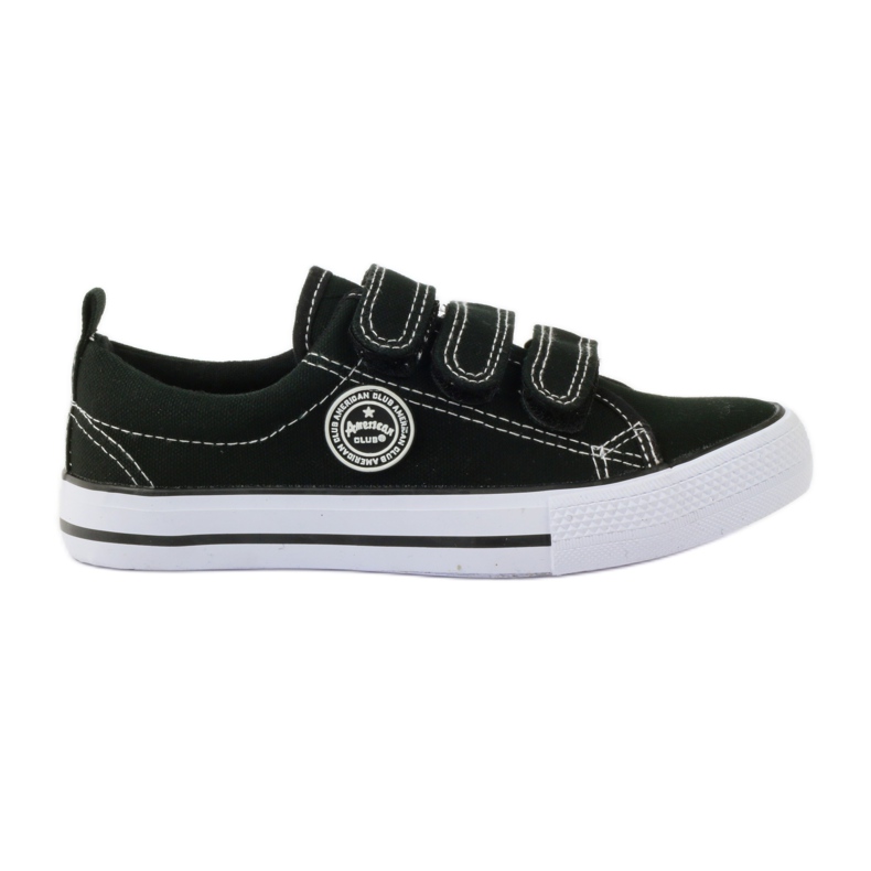 American Club Black American Velcro sneakers