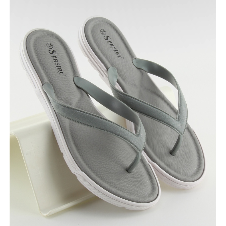 Gray Flip-flops for women CK41P Gray grey
