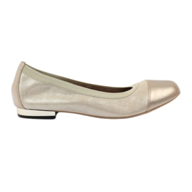 Women's ballerinas elastic Gamis 1402 gold golden