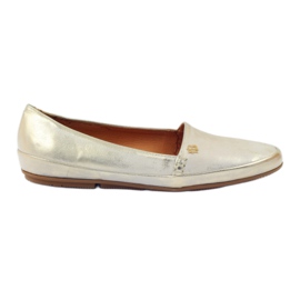Badura lords ballerinas 6352 gold golden Badura lords ballerinas 6352 gold golden