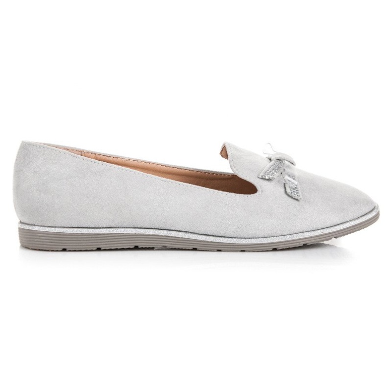 Anesia Paris Gray suede loafers grey
