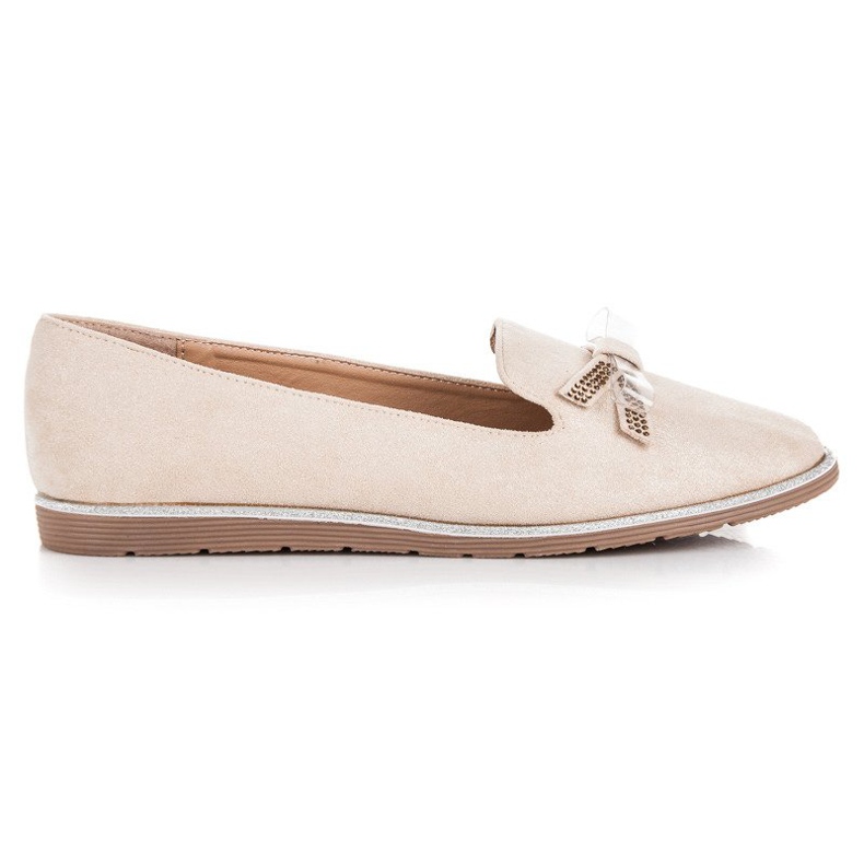 Anesia Paris Beige suede loafers