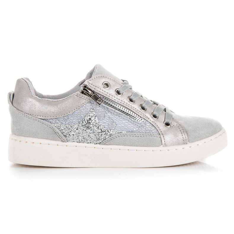 Erynn Fashionable tied sneakers grey