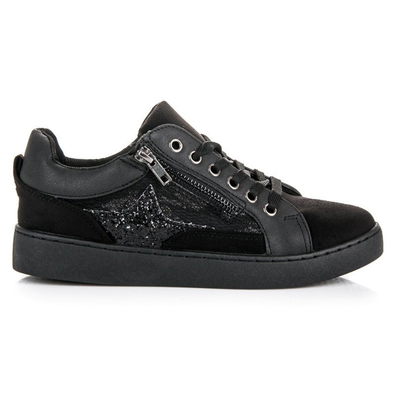 Erynn Fashionable tied sneakers black