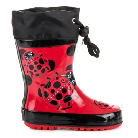 American Club Galoshes American Biedronka red American Club Galoshes American Biedronka red