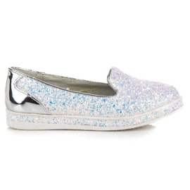 Glitter vinceza ballerinas multicolored grey blue