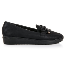 Queen Vivi Fashionable loafers for spring black
