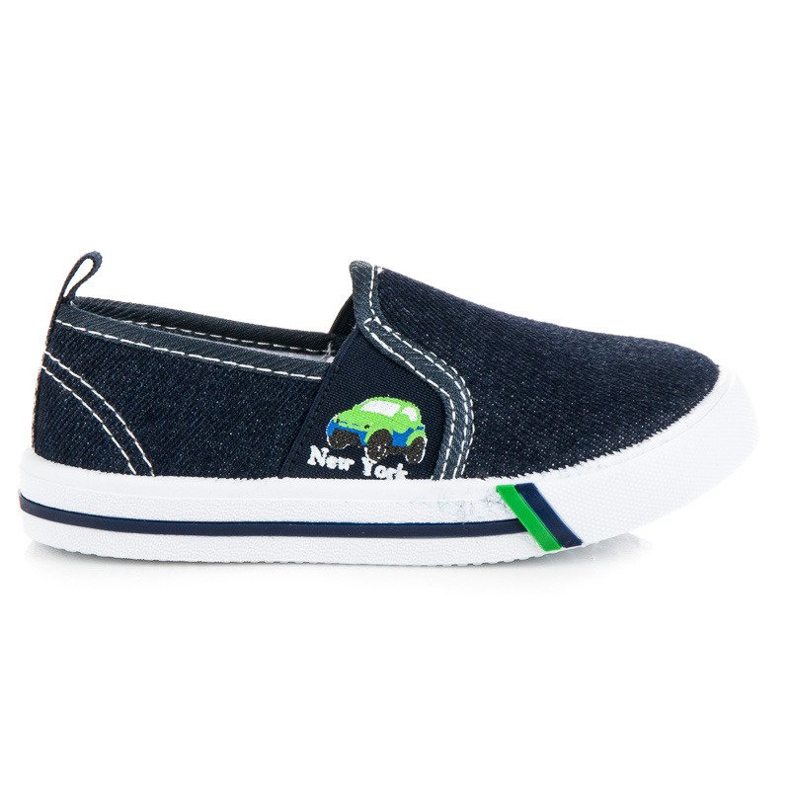 Navy blue MCKEYLOR slipony