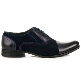 Wolski Dark blue leather oxfords navy blue Wolski Dark blue leather oxfords navy blue