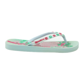 Ipanema 82387 floral flip-flops pink green white