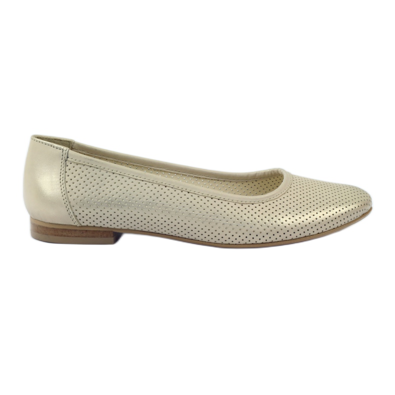 Ballerinas perforated Angello 336 gold beige Ballerinas perforated Angello 336 gold beige