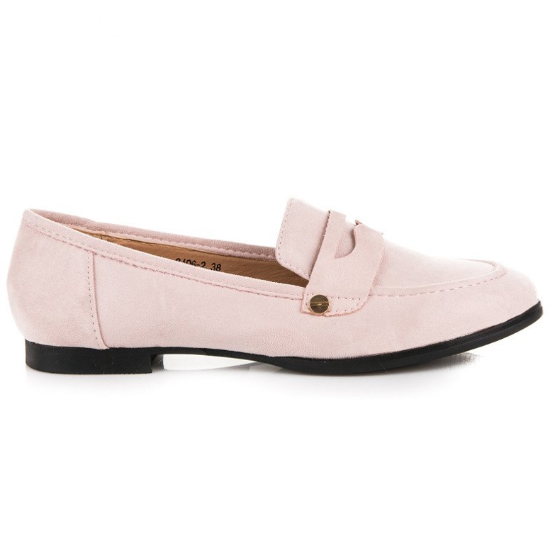 Sweet Shoes Pink Slip On Loafers Sweet Shoes Pink Slip On Loafers