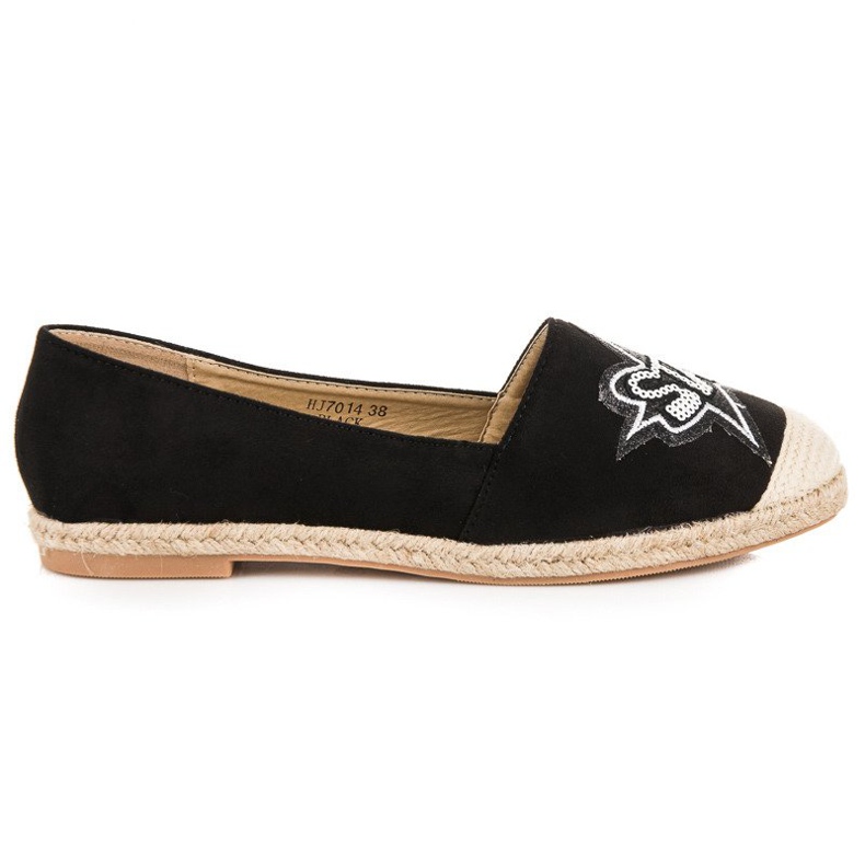 Sweet Shoes Black suede espadrilles