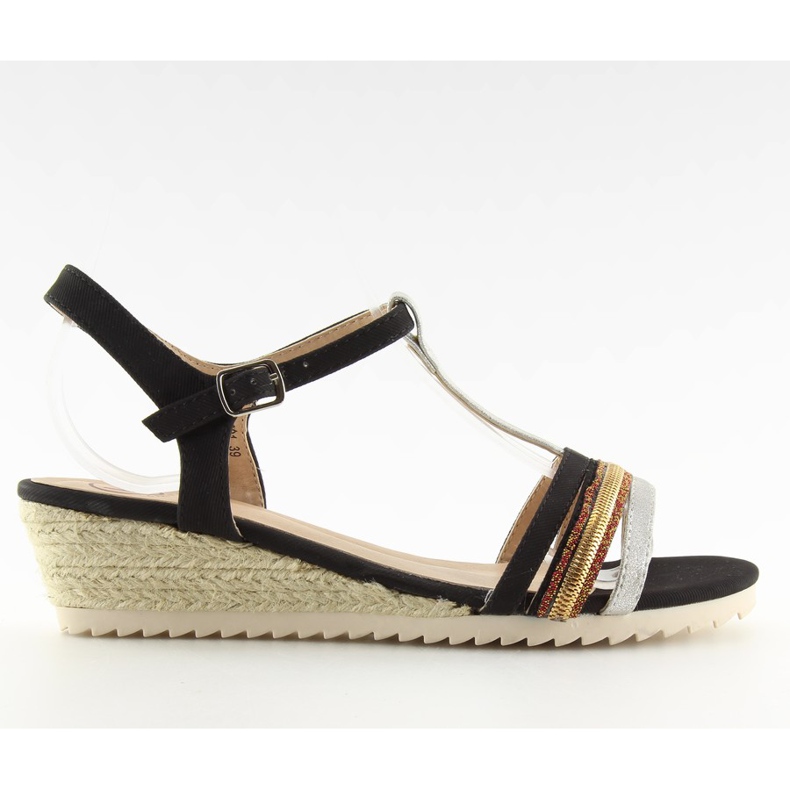 Women's sandals espadrilles black negro Women's sandals espadrilles black negro