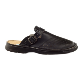 Orthopedic medical black sandals