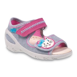Befado children's shoes pu 433X025 pink grey