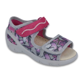 Befado children's shoes pu 433P029 purple grey