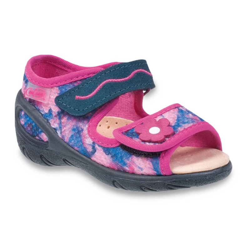 Befado children's shoes pu 433X021 navy blue pink Befado children's shoes pu 433X021 navy blue pink