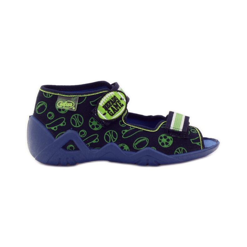 Befado green children's shoes 250P070 navy blue