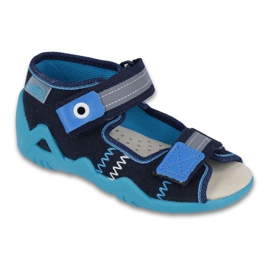 Befado children's shoes 250P074 navy blue