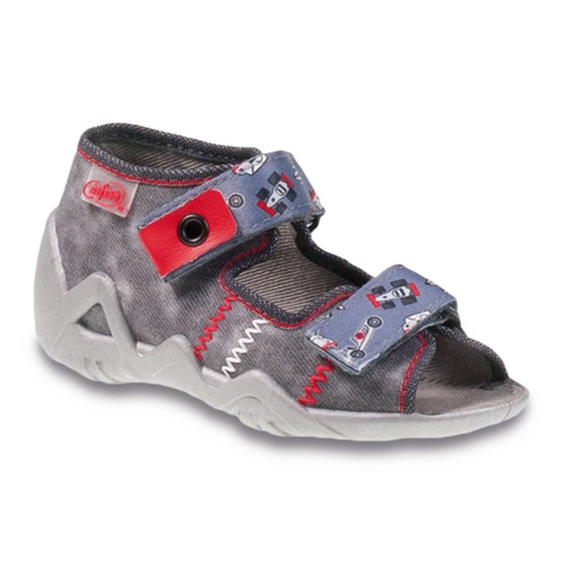 Befado children's shoes 250P067 grey Befado children's shoes 250P067 grey