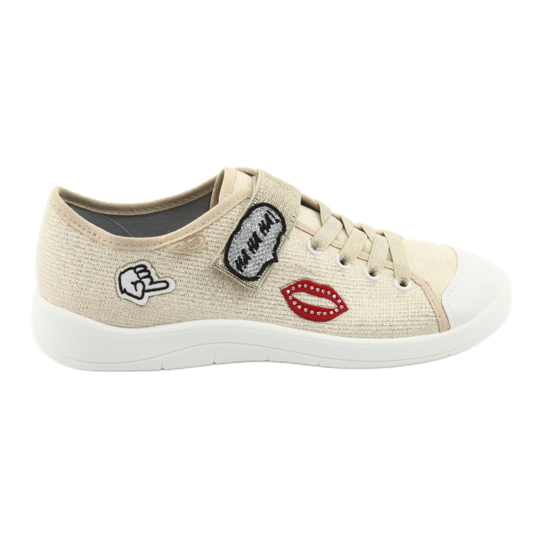 Befado children's shoes 251Q098 beige golden