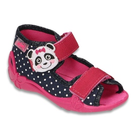 Befado children's shoes 242P063 navy blue