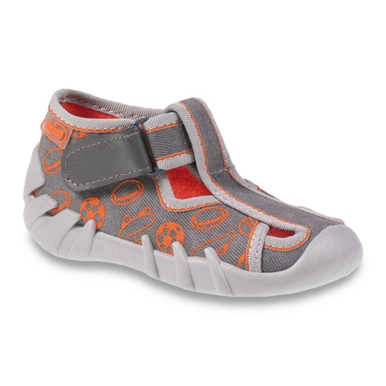 Befado children's shoes 190P082 grey orange
