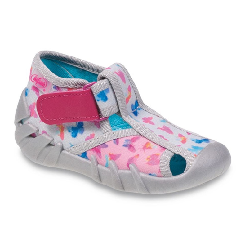 Befado children's shoes 190P078 pink grey