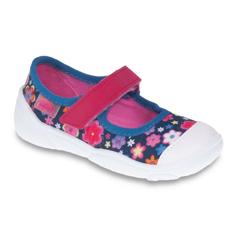 Befado children's shoes 209P026 navy blue pink Befado children's shoes 209P026 navy blue pink