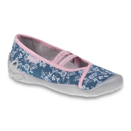 Befado children's shoes 116Y232 navy blue pink