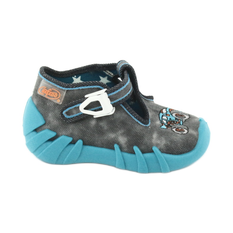 Befado children's shoes 110P314 grey blue