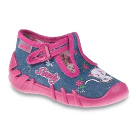 Befado children's shoes 110P319 navy blue pink