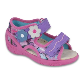 Befado children's shoes pu 065X120 pink purple