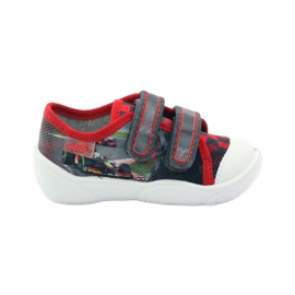 Befado children's shoes 907P093 red grey