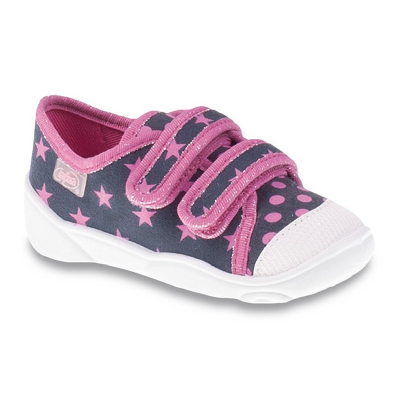 Befado pink children's shoes 907P098 navy blue Befado pink children's shoes 907P098 navy blue