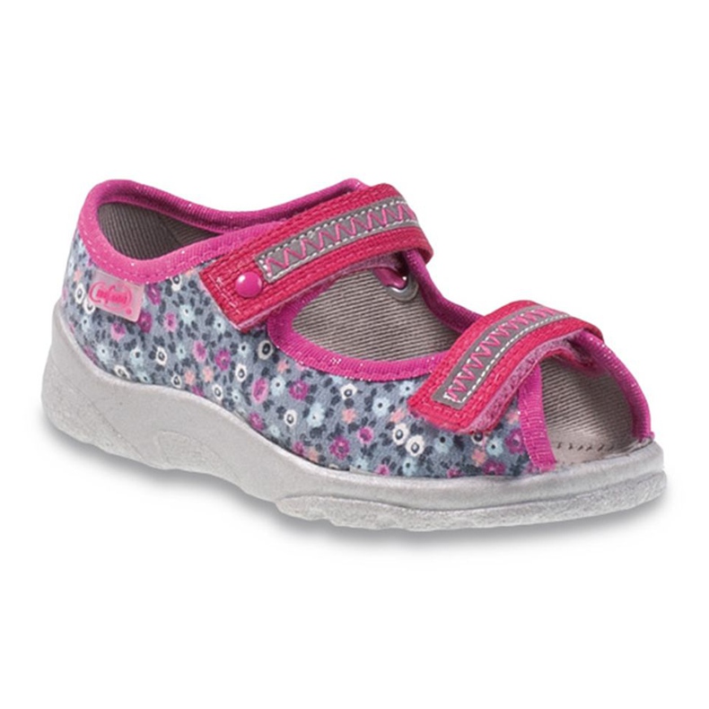 Befado children's shoes 969X119 pink grey Befado children's shoes 969X119 pink grey