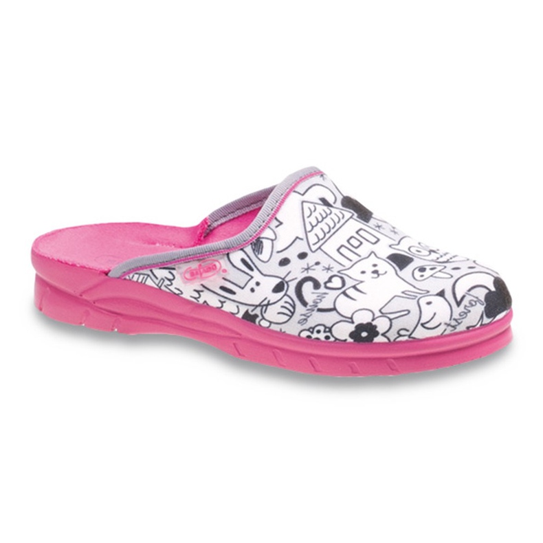 Befado children's shoes coloring pattern 708X003 pink white
