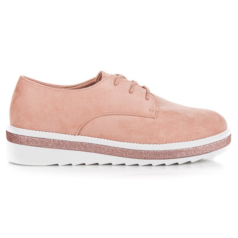 Pink suede shoes