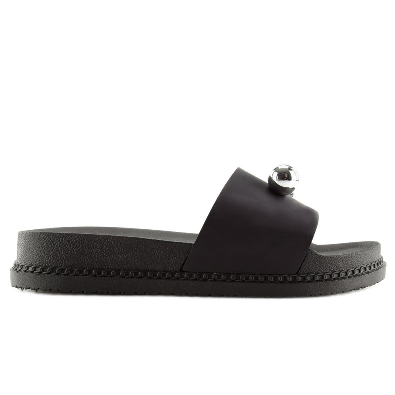 Black women's black slippers 1897 Black