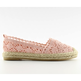 Pink lace espadrilles BB11 Pink