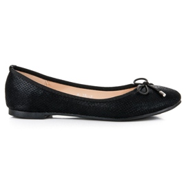 Renda Ladies' black ballerinas