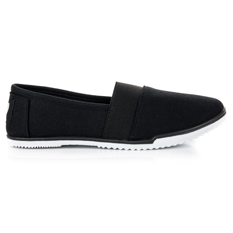 Mckeylor Black textile slipons