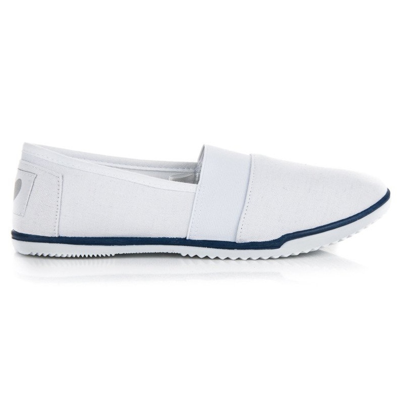 White textile slipony mckeylor