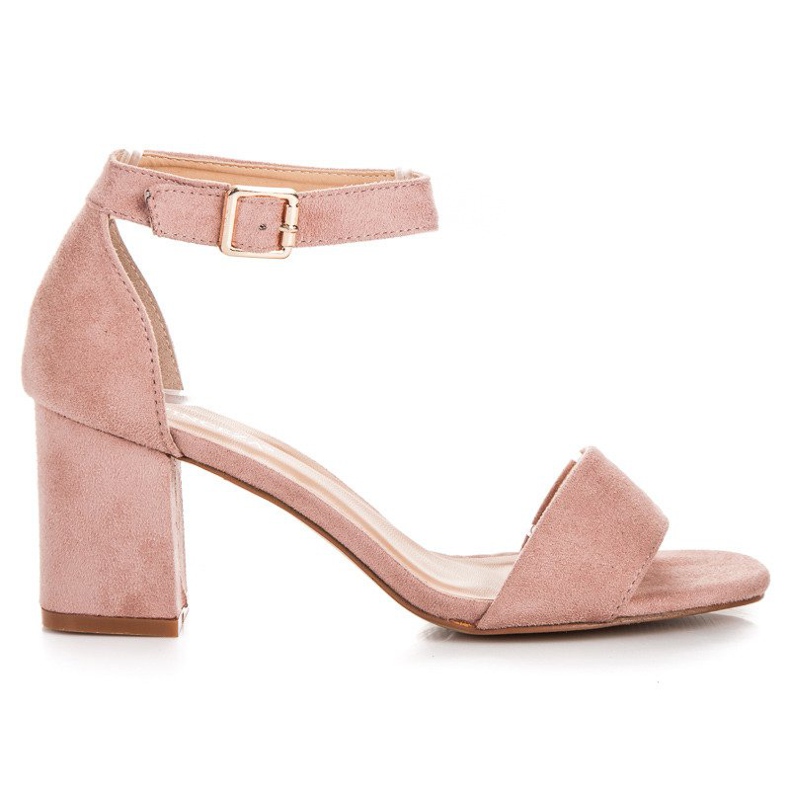 Pink Sandals On A VINCEZA Bar Pink Sandals On A VINCEZA Bar
