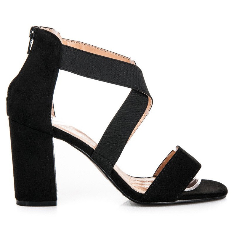 Black vinceza sandals